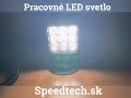 LED svetlo s magnetom - 9x1W LED / 12V CL napájanie / 1150lm / ECE R10 (170x105x80mm) - Video Youtube