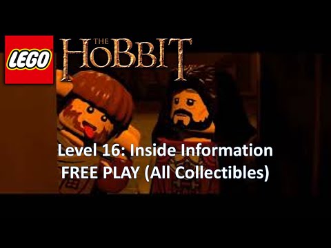 Lego the Hobbit Level 16 Inside Information FREE PLAY (All Collectibles)