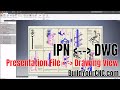 AutoDesk Inventor How To Modify IPN Presentation Files To A Drawing File View