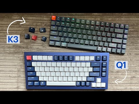 Keychron K3 & Q1 Mechanical Keyboards Review