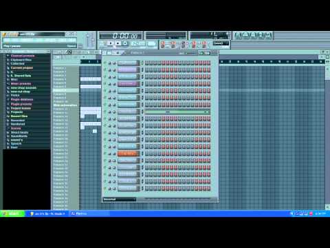young chop makeing a down south beat in fl studio 9 {HD}