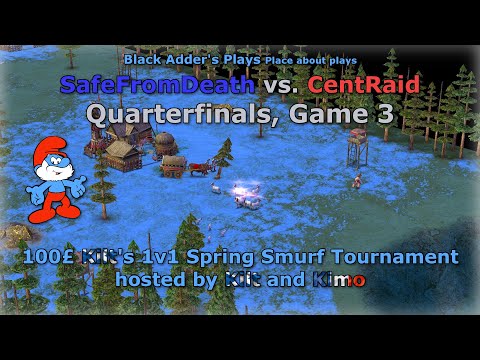 Kilt's 1-Day Spring Smurf Tournament QF - CentRaid v SafeFromDeath G3 - Age of Mythology: The Titans