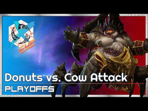 Cow Attack vs. Donuts - XCup Playoffs - Heroes of the Storm 2021