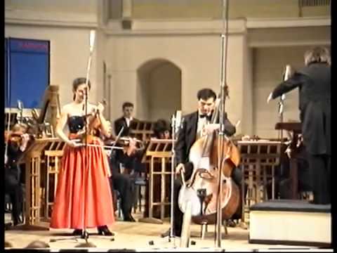 Bottesini: Gran Duo concertante for violin and double bass with orchestra.