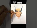 Drawing Naruto In 5s 15s 10mins 20mins 4 Hrs 20hrs Drawing Naruto Shorts Anime Baryonmode