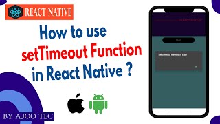 How to use setTimeout Function in react native? || in Hindi