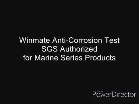 Winmate Anti-Corrosion Test SGS Authorized for Marine Series Products Video