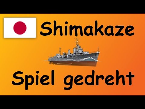 World of Warships | Shimakaze Spiel gedreht Gameplay - German Deutsch WoWs