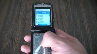 How To Master Reset A Motorola V3 Razr Cell Phone