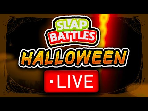 NEW HALLOWEEN🎃 UPDATE in Slap Battles - Live!🔴 (HARVESTER GLOVE)