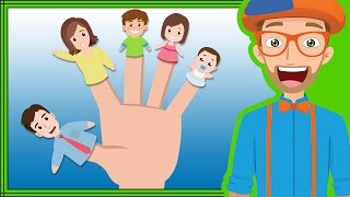 Fun Blippi Songs For Kids | Finger Family Nursery Rhymes