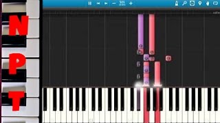 The Prodigy - Wild Frontier - Piano Tutorial - Synthesia - How To Play
