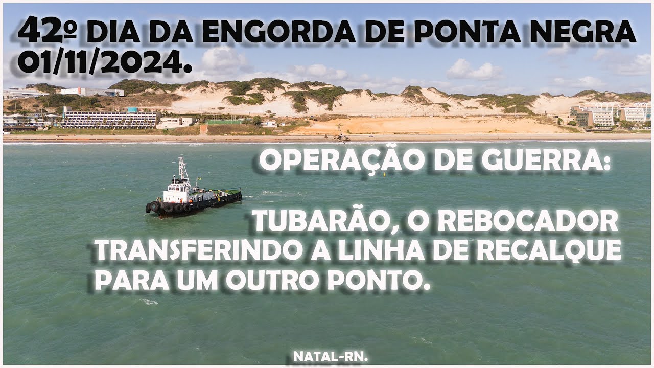 42º DIA DA ENGORDA REPOSICIONAMENTO DA LINHA DE RECALQUE