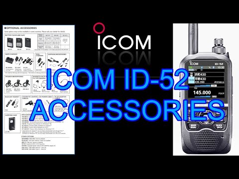 ICOM ID-52 Accessories