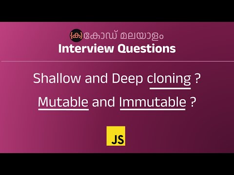 Immutable String Javascript Javascriptcode Malayalam Programming