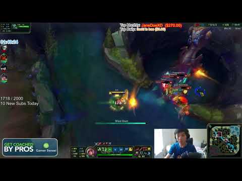 Boxbox insane play on riven [1vs4] Fastest quadra ever