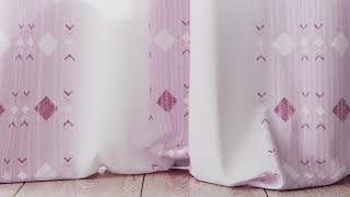 Комплект штор «Лаундрис (розовый)» — видео о товаре