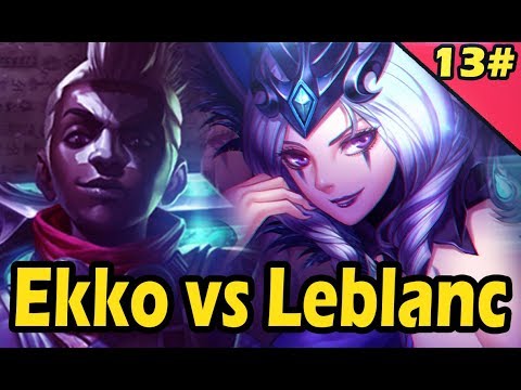 #13 Ekko Mid vs Leblanc Full Gameplay - s7 League of Legends