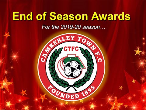 Camberley Town Youth Team Awards 2019 20