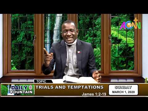 DAILY FOUNTAIN DEVOTIONAL FOR MARCH 1 2020 - THE REV'D JERRY PETERS MARKUS