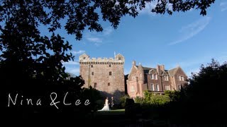 preview picture of video 'Comlongon Castle wedding - Nina & Lee'