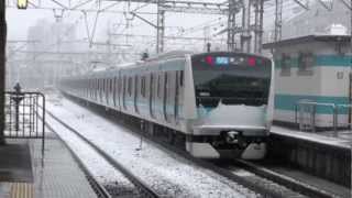 preview picture of video '【JR東日本】京浜東北線E233系ウラ115編成＠品川('12/02)'