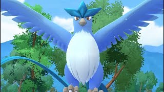 Defeating Articuno