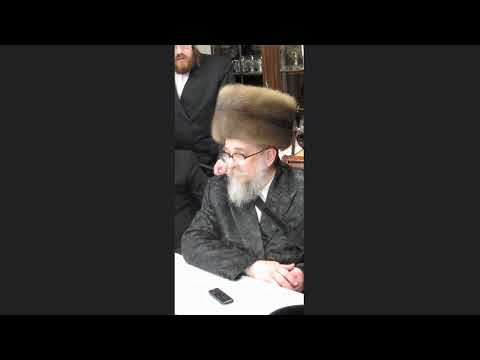 Skver BP Rebbe At Seudas Hodaya After Returning From the Hospital - Chanukah 5783