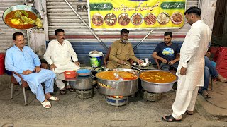 Pure DESI Punjabi Street FOOD 😱 ROADSIDE Bong PAYA &amp;amp; CHANE | Breakfast | PAKISTAN Street Food VIDEOS