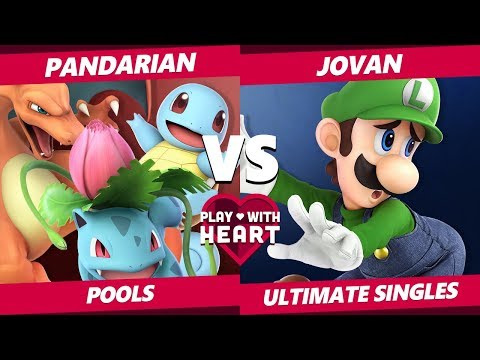 Play With Heart SSBU - Jovan (Luigi) Vs. Pandarian (Pokemon Trainer) Smash Ultimate Tournament Pools
