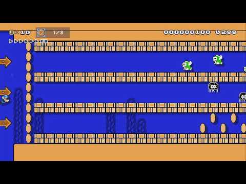 SEA RUN by ぽてと。 - Super Mario Maker 2 - No Commentary 1by