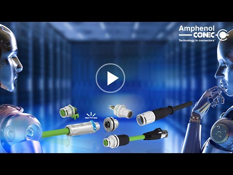 CONEC M12 Rundsteckverbinder mit Schnellverriegelung | CONEC M12 circular connectors with quick lock