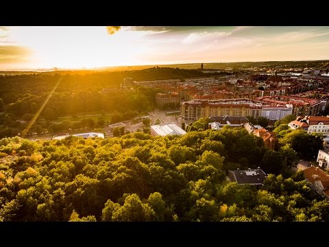 Sunset in Gothenburg DJI Phantom in 4K Video