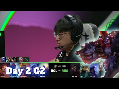 UOL vs RNG - Day 2 LoL MSI 2021 Group C | Unicorns of Love vs Royal Never Give Up full game