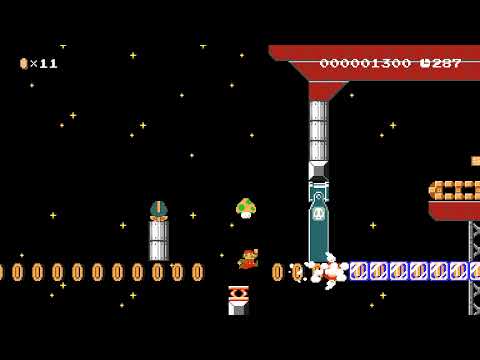 Star Crystal Bridge (Super Mario Maker 2)