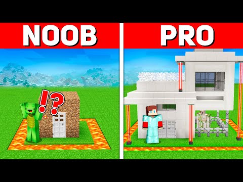 Insane Minecraft House Battle: Pro vs Noob Build