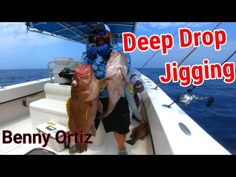 EPIC DAY | Benny Ortiz | Slow Pitch Jigging DEEP for Monster Groupers | Offshore Fishing