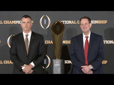 IU football’s Curt Cignetti and Miami’s Mario Cristobal preview CFP national championship game