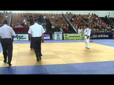 Judo: EJC 2011 Berlin U20 +78kg Carolin Weiß (Kampf 1)