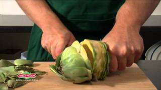 Extraire le fond de l'artichaut camus