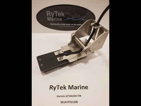 RyTek Marine Garmin GT54UHD-TM Transom Transducer Mount