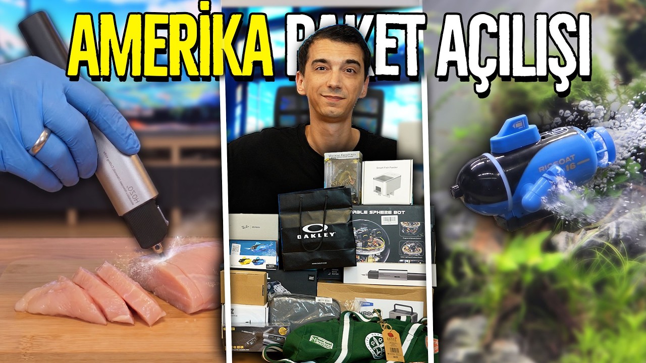 Amerika'dan Aldıklarım! Toplu Paket Açılışı