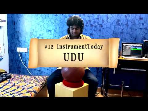 #12 INSTRUMENT-TODAY #instrumenttoday | Percussion Instruments Series | UDU | SarveshKarthick