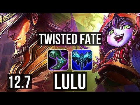 TWISTED FATE vs LULU (MID) | 5/0/2, 1.1M mastery | NA Master | 12.7