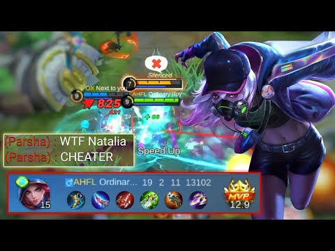 Aggressive Natalia Nonstop Roaming and Ganking | Top Global Natalia Gameplay - MLBB