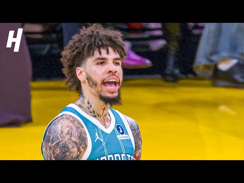 LaMelo Ball SHUTS THE DOOR With Back-to-Back Threes vs Lakers 😮‍💨