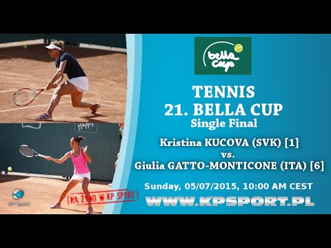 Kristina KUCOVA [1] (SVK) vs. Giulia GATTO-MONTICONE [6] (ITA) / Bella Cup 2015 / Final Singel