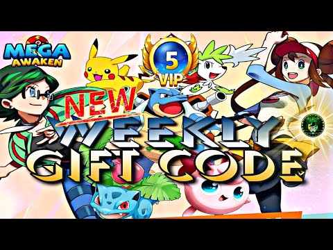 Mega Awaken - Weekly Gift Code 🎁 #2 New Pokemon Private Server/ Instant VIP5🔥Pokemon 3D Graphics