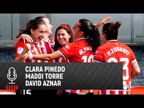 Imagen de portada del video 🎙️ David Aznar & Pinedo & Maddi | post Athletic Club 1-0 Atlético Madrid | Liga F 2023-24 MD23