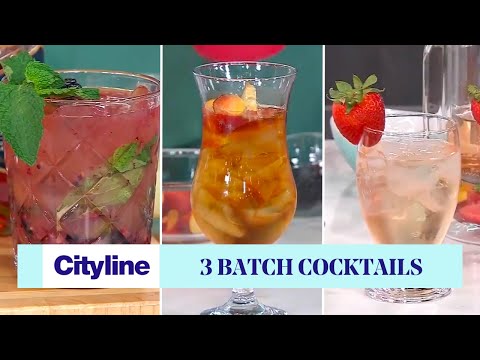 3 batch cocktails for summer entertaining